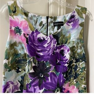 Connected Apparel sleeveless knee length dress with full back zipper